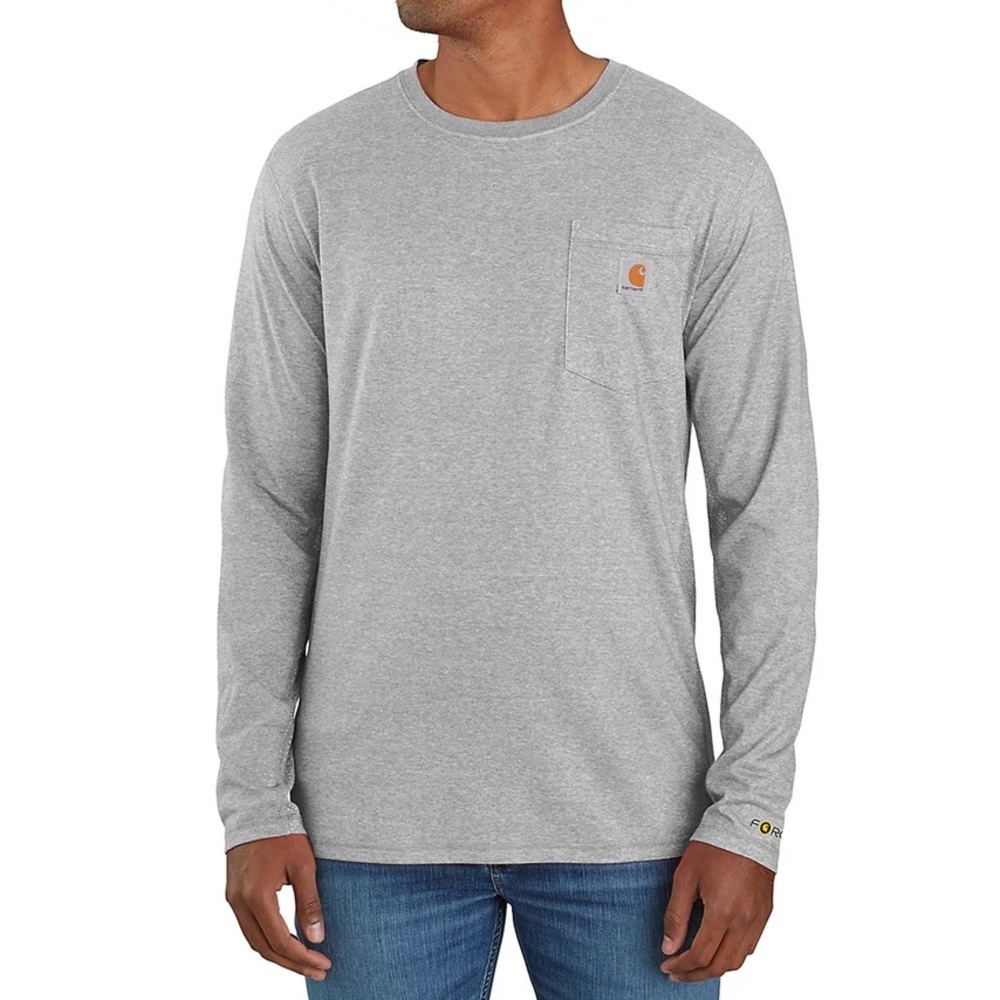 Carhartt Heather Gray Long Sleeve Tee